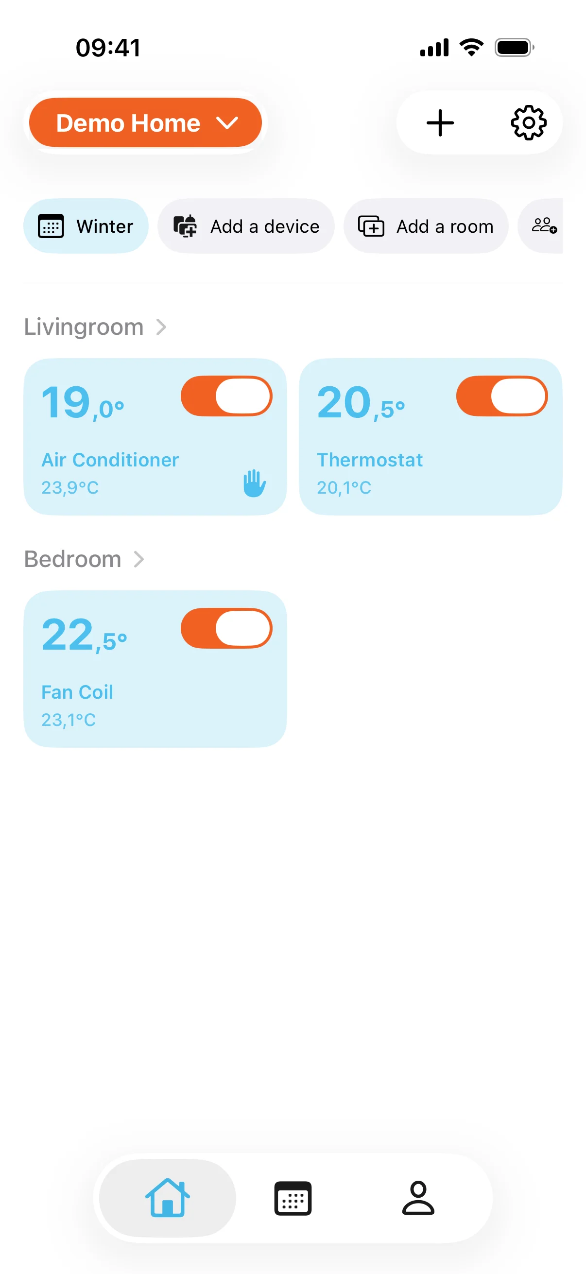 App screen